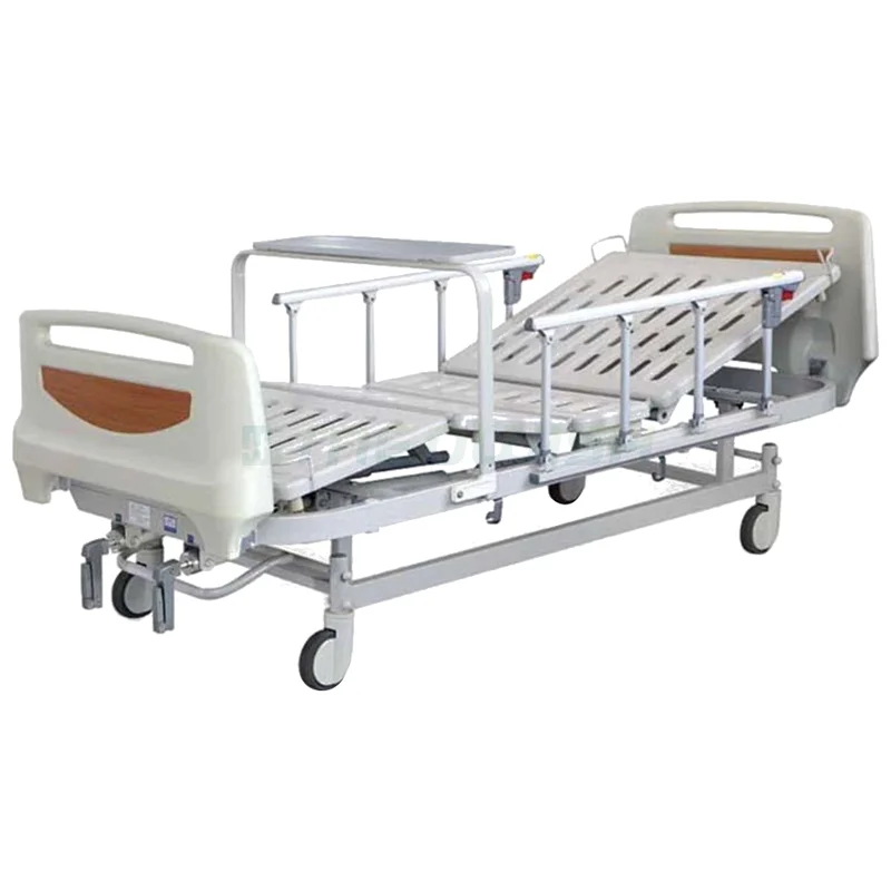 AG-BYS105 общая палата сертифицированная медицинская мебель 2 функции с регулировкой по высоте больничная кровать рычагами оснащенными механическим приводом для оптовой