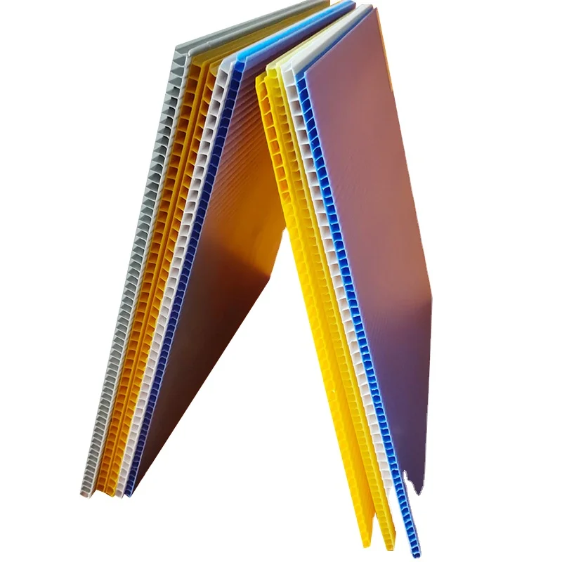 JUTU Factory Price PP Hollow Board Colored PP Corrugated Sheet