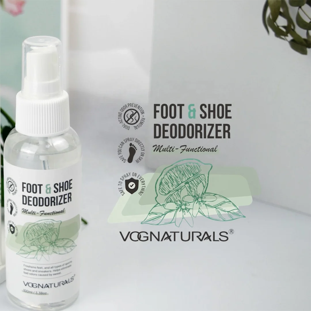 Private label Foot Deodorant Spray Shoes to Odor Scent Deodorant for Foot & Shoes