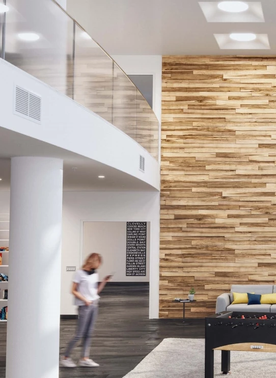 ECOJAS 32W anti-vertigo Reduce noise 60dB PET Recycled material Colorful Lighting for Modern office LED pendant light