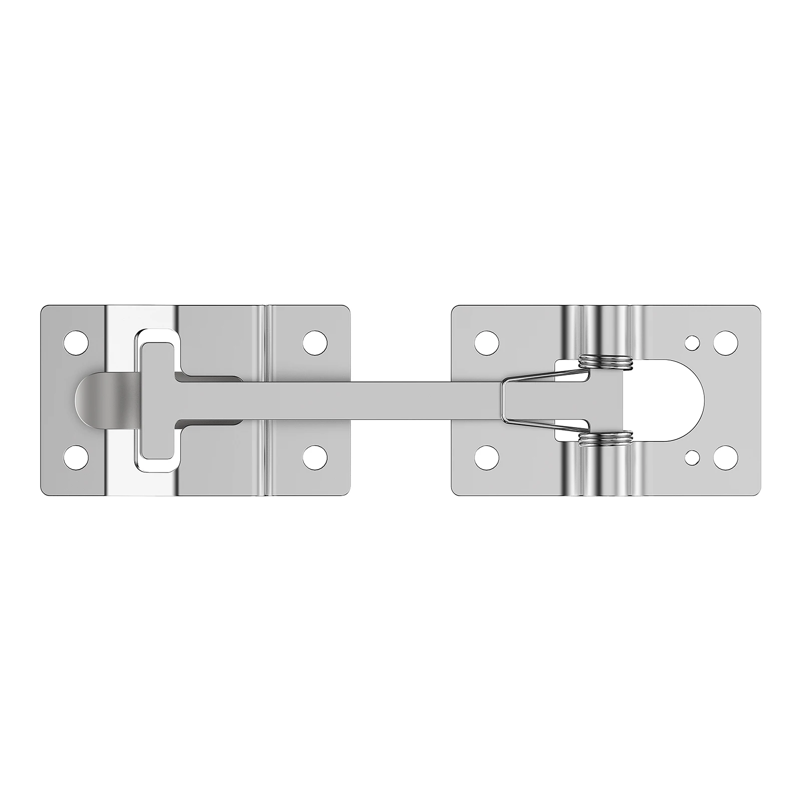 Stainless Steel RV Door Holder/Latch 4 inch/ 6inch Length with PVC Base, Silver