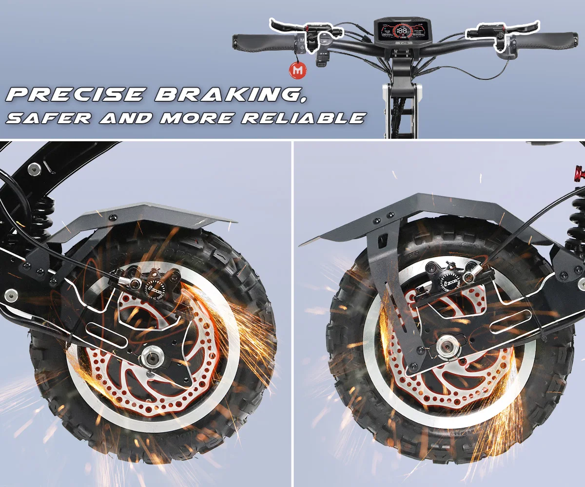 MSDS YUME CE Factory Wholesale scooter 72v 7000w Fast Speed e scooter 11 Inch Off Road Electric Scooters Adults