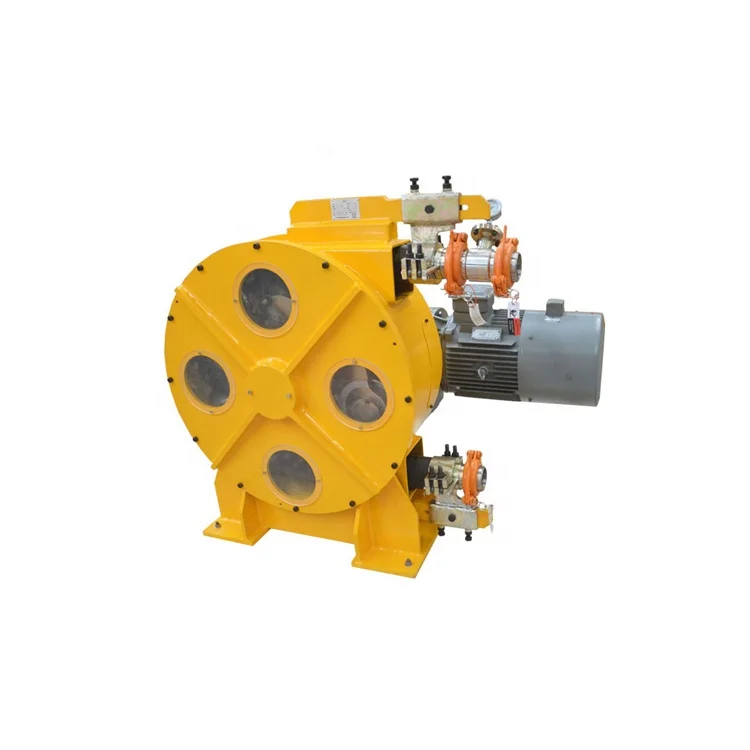 Corrosion-resistant chemical peristaltic pump industrial hose squeeze peristaltic pump for foam concrete and concrete