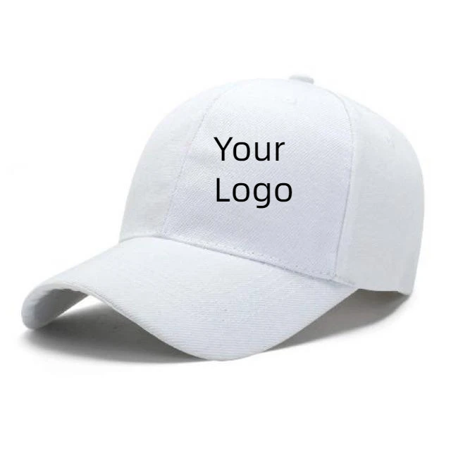 Unisex Solid Color Baseball Cap Sunscreen Hat for Men and Women Black South Korea Outdoor Sports Cap for Fishing-Wholesale