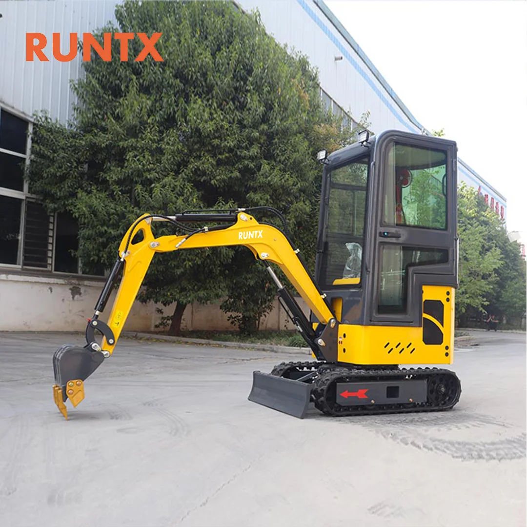 Chinese Manufacturer Cheap Price Standard Roof EPA Approved Mini Crawler Excavator with Optional Cabin