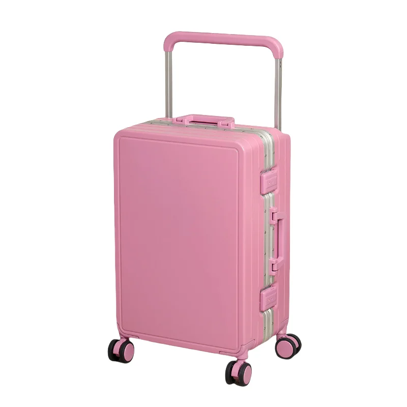 55cm Hard Shell Suitcase with TSA Lock 4 Wheel Hardside Travel Lady Decorative Suitcase Lightweight ABS Luggage Trolly