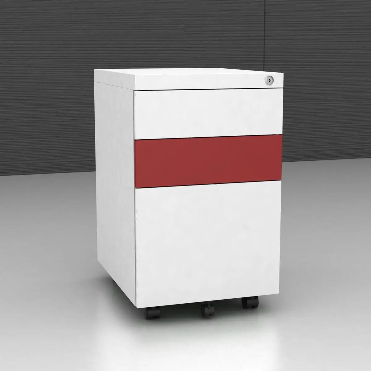 Steel Mobile file cabinet drawer wheels and lock bar tall cabinets lateral filing 2 door customizable filing cabinets