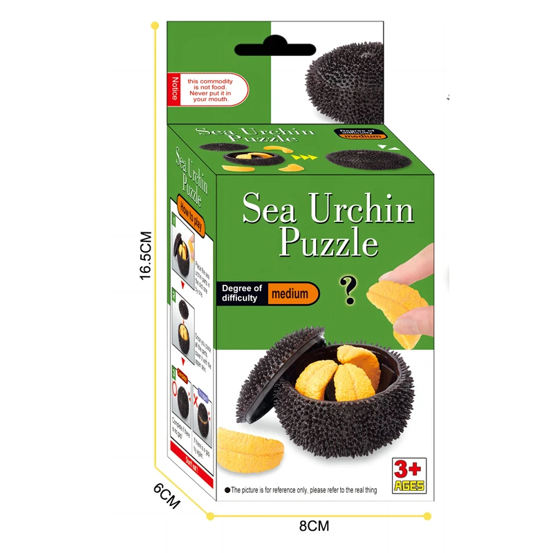 Wholesale Promotion Educational   game Sea urchin Carlic puzzle toys for children