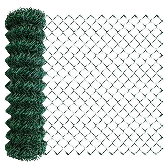 Customized Durable Galvanized Steel Chain Link Fence Powder Coated Metal Frame Farm Sport Garden Fence Waterproof Eco-Friendly