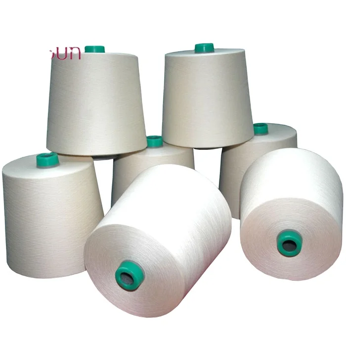 100% polyester spun yarns China manufacturer with 20/2/3/4 40/2/3 42/2/3 50/2/3