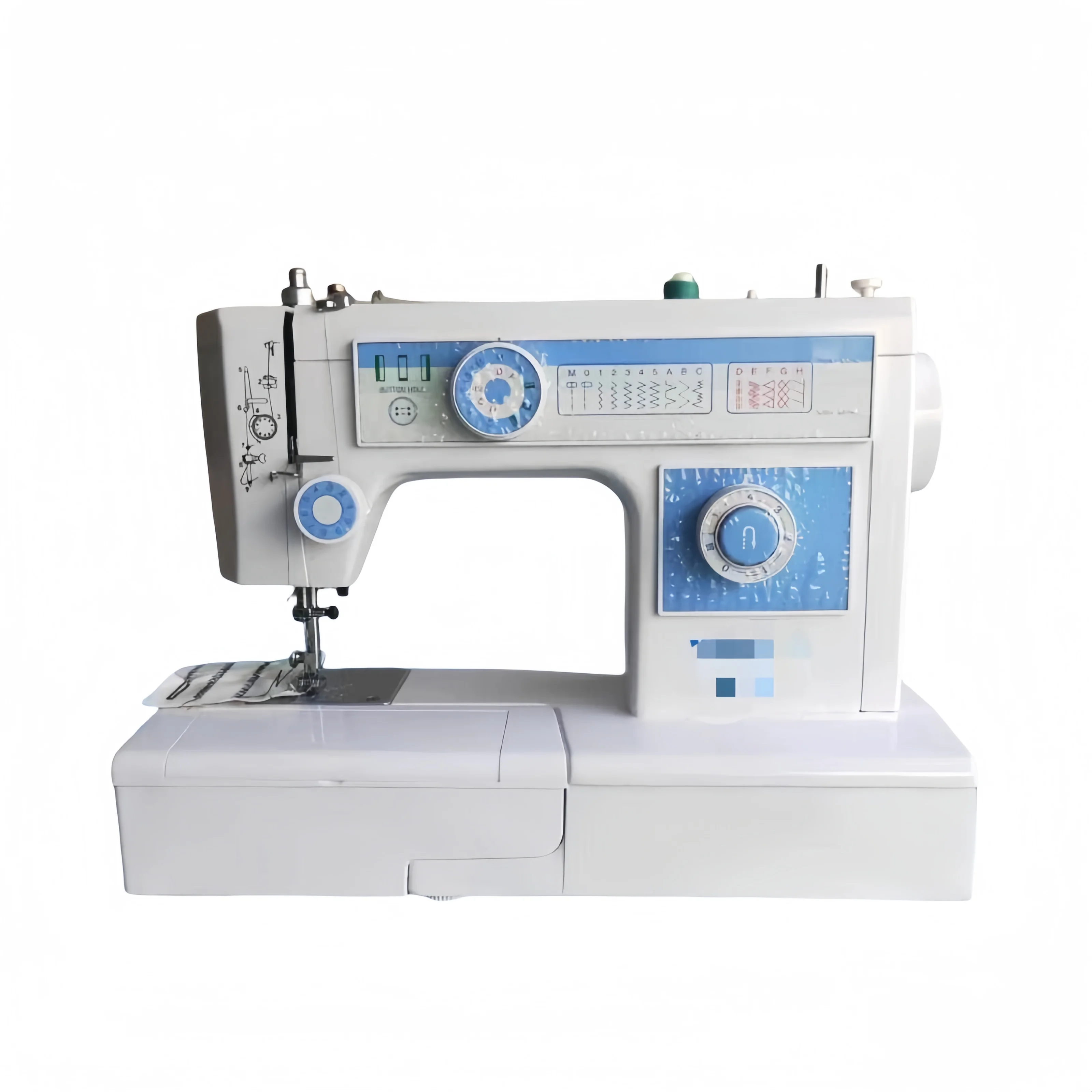 Multi-Function heavy duty home sewing machine aluminum alloy body model 878