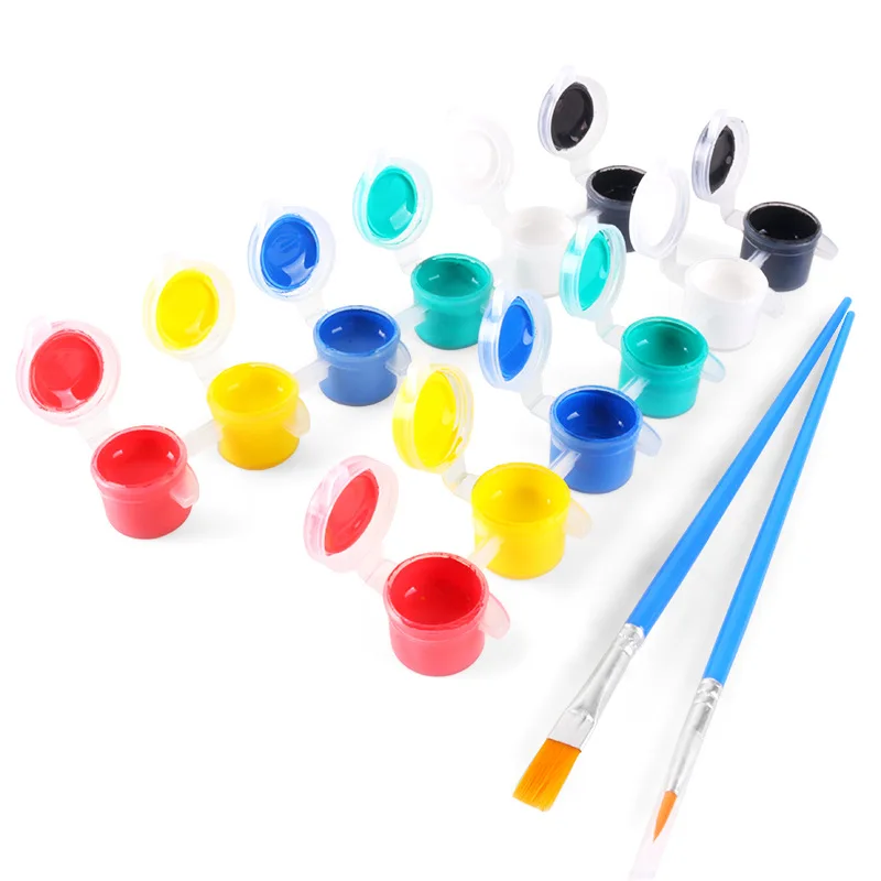 
Six conjoined pigment acrylic watercolor gouache painting beginners painting graffiti DIY manufacturers wholesale 