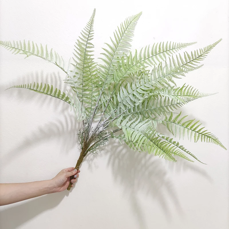 Smart Artificial Persian Fern Tree Branches Bonsai Vase Decoration Artificial Plants Hanging Artificial Greenery Bush