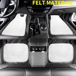 Wholesale Front Rear Universal Size Foor covering fancy felt car floor mats