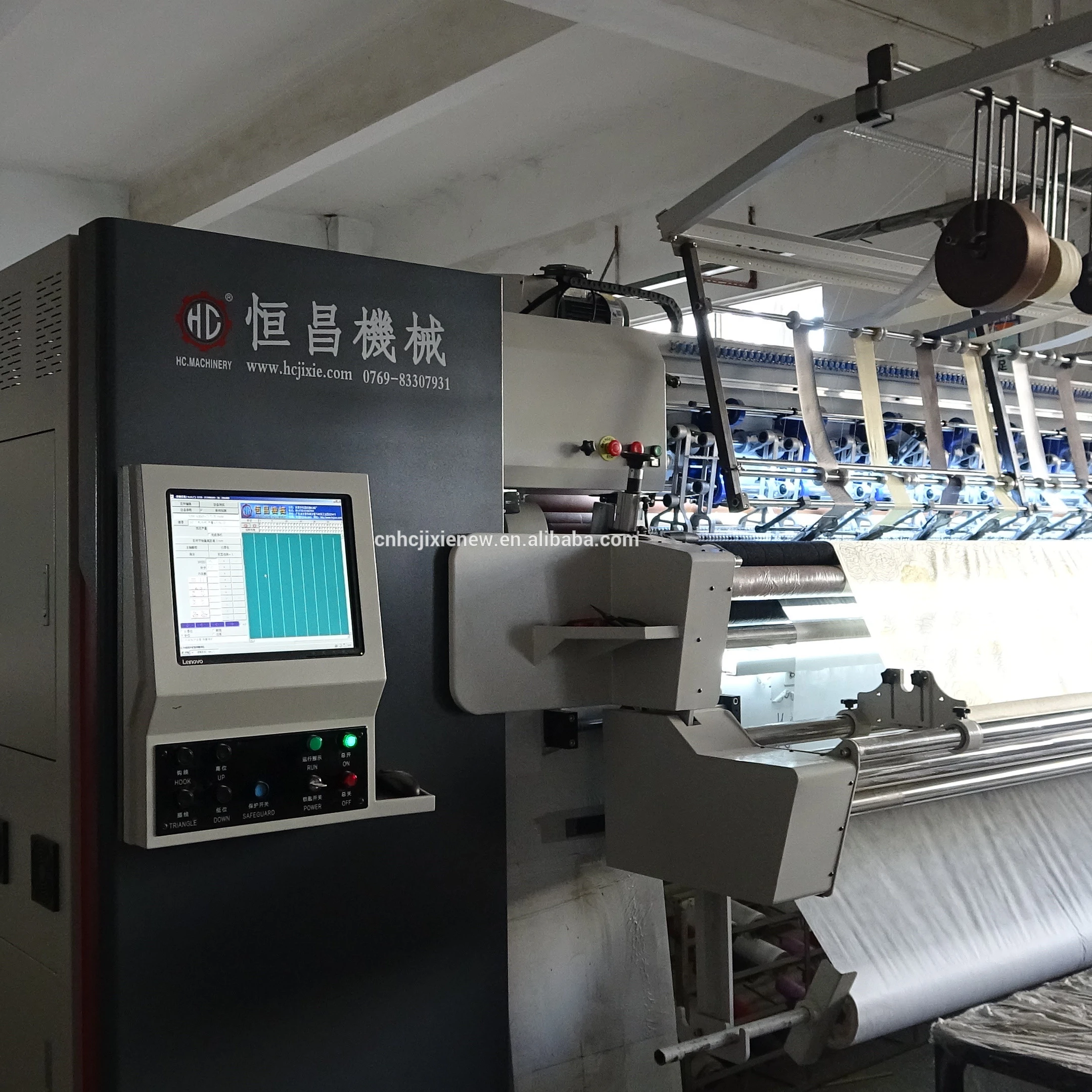 Quilting machine for furniture and home textile advanced fabric quilting machine with automatic double head quilting machine