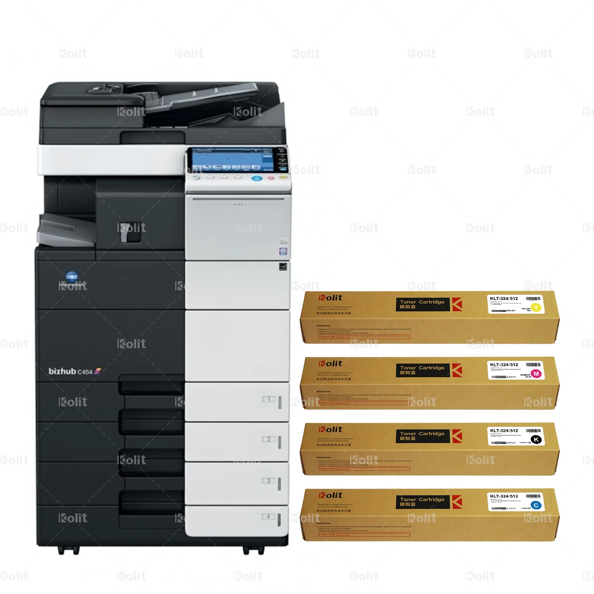 Используется mfp лазерный цветной принтер a3 C454 сканер сети