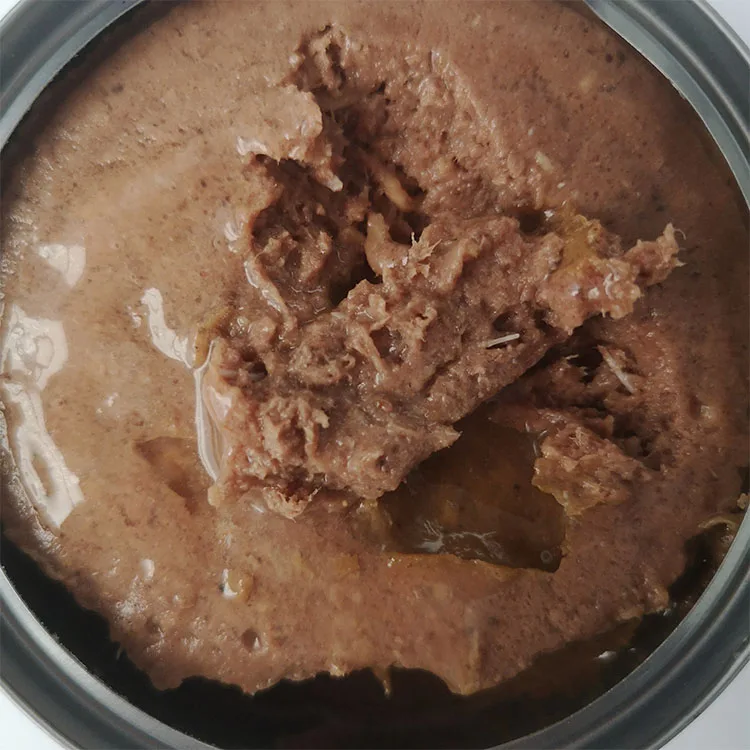 Прямая продажа от производителя 170 г оптовая экологически устойчивый высокобелковый корм для домашних животных консервированный влажный собак банка