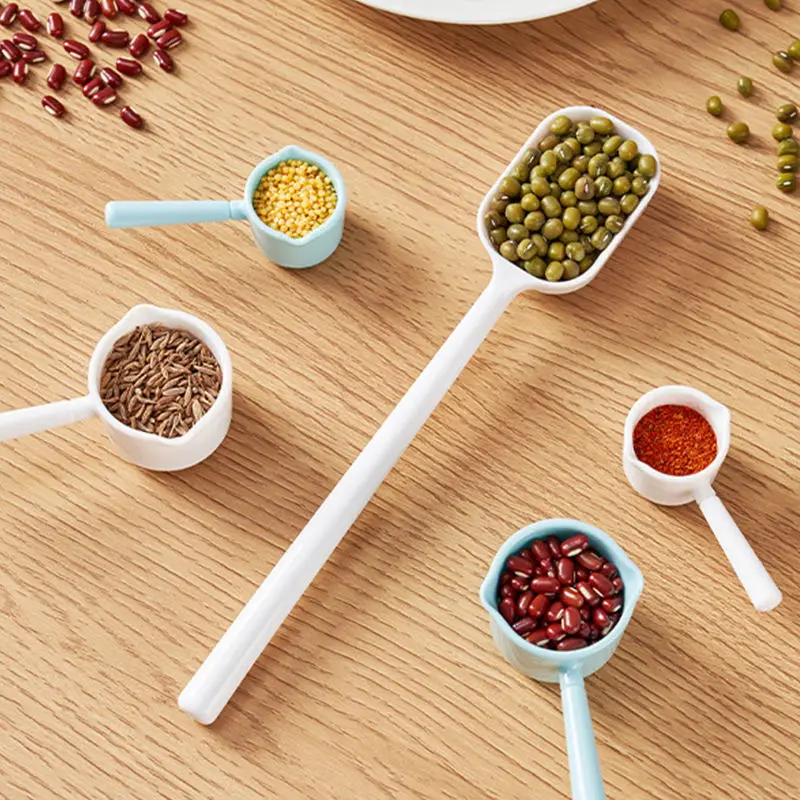 Wholesale Measuring Spoons 4 Pcs Set Plastic Nesting Measuring Spoon Great For Cooking & Baking