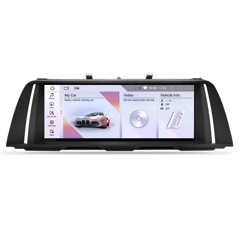 YZG Carplay 4G 8 Core 10.25 Blueray Head Unit Radio Screen Display GPS Navigation Android for BMW F10 5 Series NBT CIC F11 2013