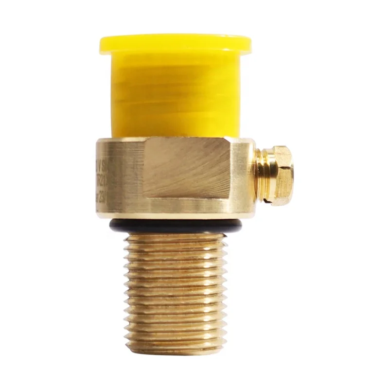 New High Accuracy Copper M18*1.5 to TR21-3 Soda Cylinder Valve Adapter for Home Industry Soda Tank Maker Machine Refill Gas