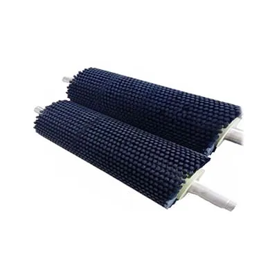 Vegetable washing revolve brush roller with steel shaft from brush industry base