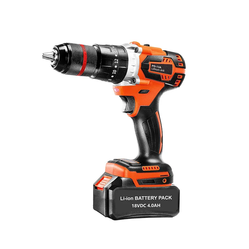 Electric Power Rechargeable Li-ion Cordless Tools 18v Heavy Duty Battery Drill Set Machine