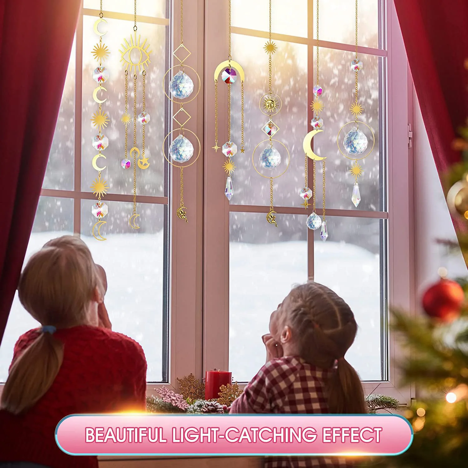 Wholesale high quartz k9 crystal sun catcher crystal sun catchers hanging suncatche for decoration