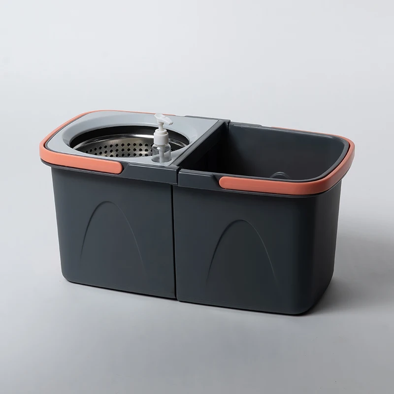 Microfiber 360 Degree Swivel Mop Bucket Easy Twist Swivel Mop Removable Swivel Basket Wholesale Microfiber Floor cleaning mop