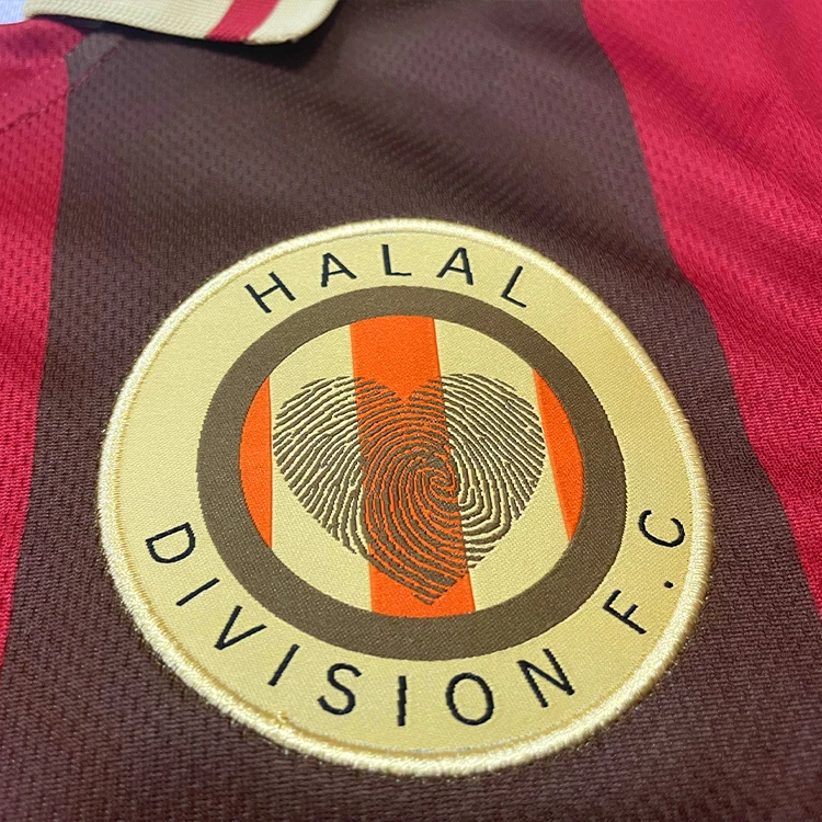 Custom Striped Retro Football Jersey Sublimated Sports Soccer Jersey