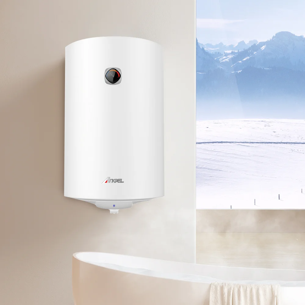 CB Certificate High Quality Low Price Classic Manufacturer Vertical Cylinder Round Enamel Tank Storage Electric Water Heater