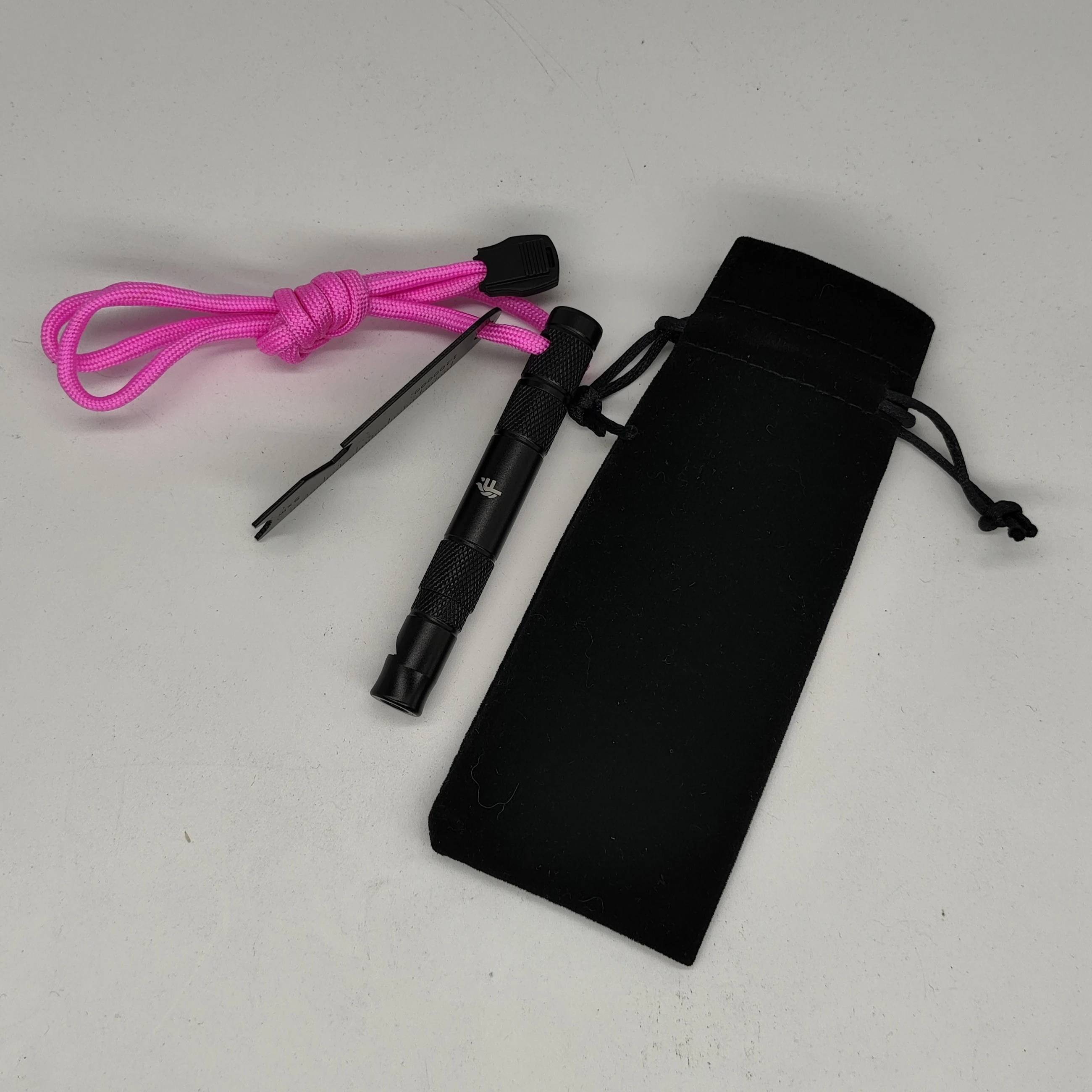 Camping Waterproof Flint Fire Starter With Customized Logo Compass Scraper Bottle Opener Whistle bag packing