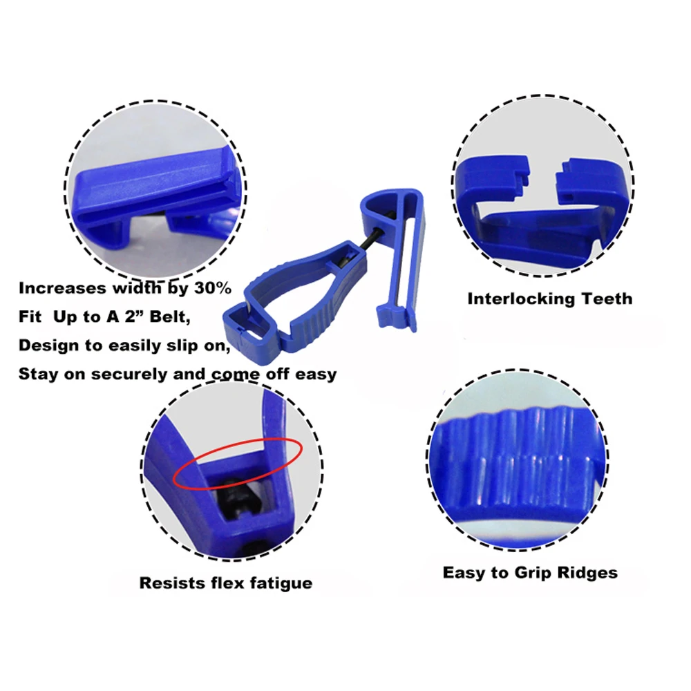 GLOVEMAN POM plastic safety work gloves Anti lost Clip Construction Non Slip Fixing Buckle Hook Grabber gloves Holder clip