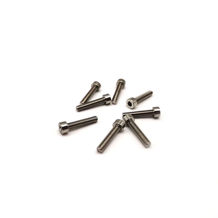 Cylindrical cheese head bolt SCM435 steel sleeve smooth socket head M4 hexagonal full thread screws and bolts