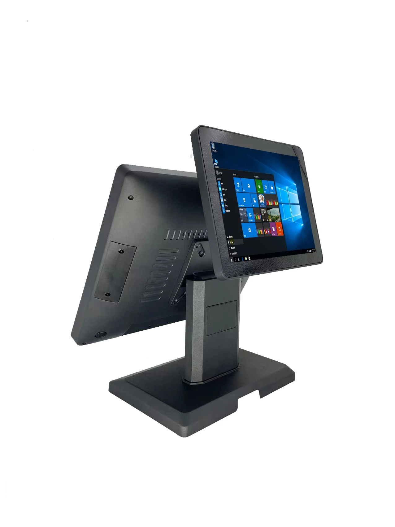 Aonpos алюминиевый сплав Windows Pos розничный кассовый аппарат с электроникой второго экрана все в одном EPOS