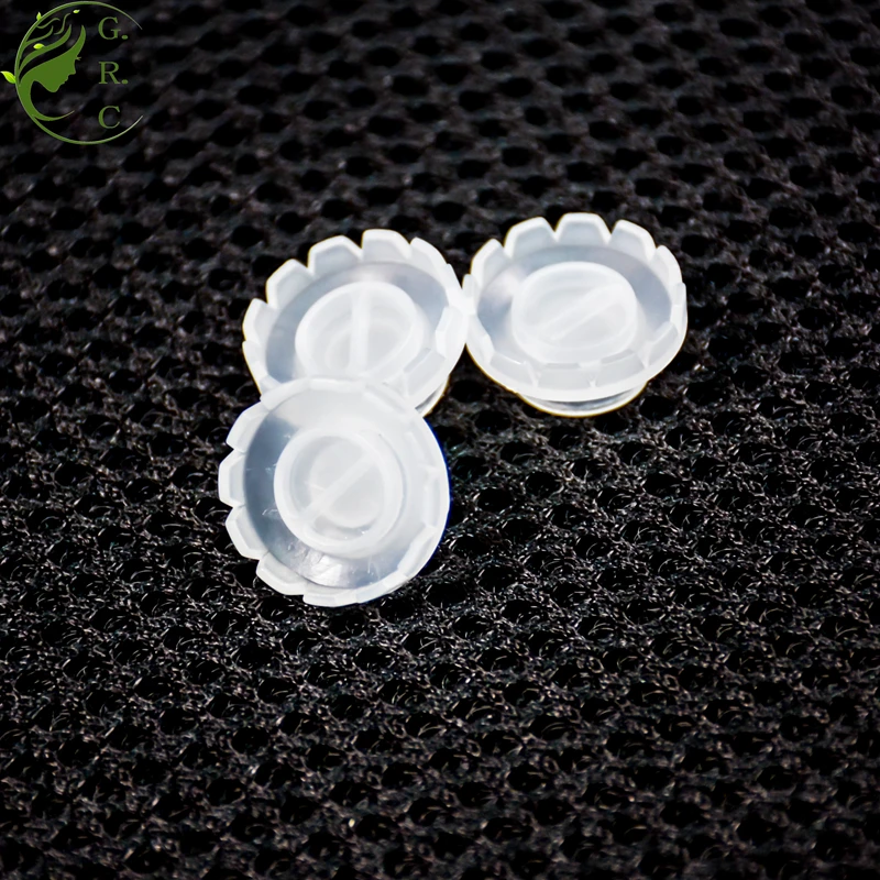 Пластиковый инструмент KHB для наращивания ресниц белого цвета, ложная тушь для ресниц, одноразовый держатель клея для одной секунды, чашка для цветения ресниц