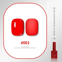 Factory Wholesale 60 Colors Vegan Gel Nail Polish Uv Led   Kit Private Label    Set 15 Ml For  Salon