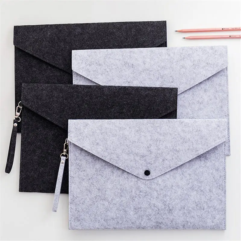 
A3/A4/A5 file folder felt document bag for office school stationery 