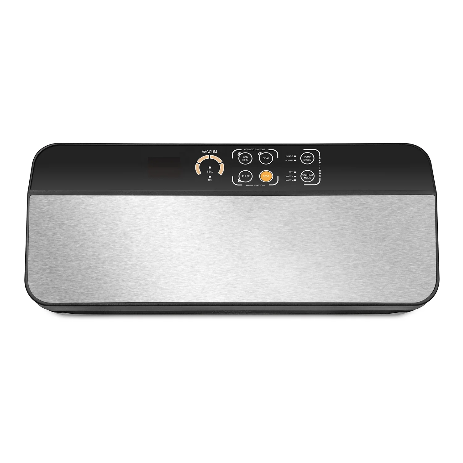 hot selling 3 food modes household vacuum food sealer for food storage LED display vacuum sealer with bag roll storage