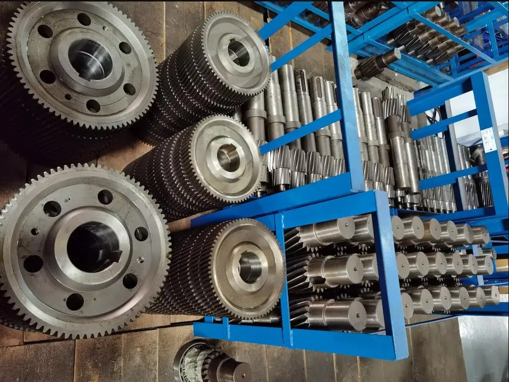 Reducer gear shaft accessories, particle machine gear accessories