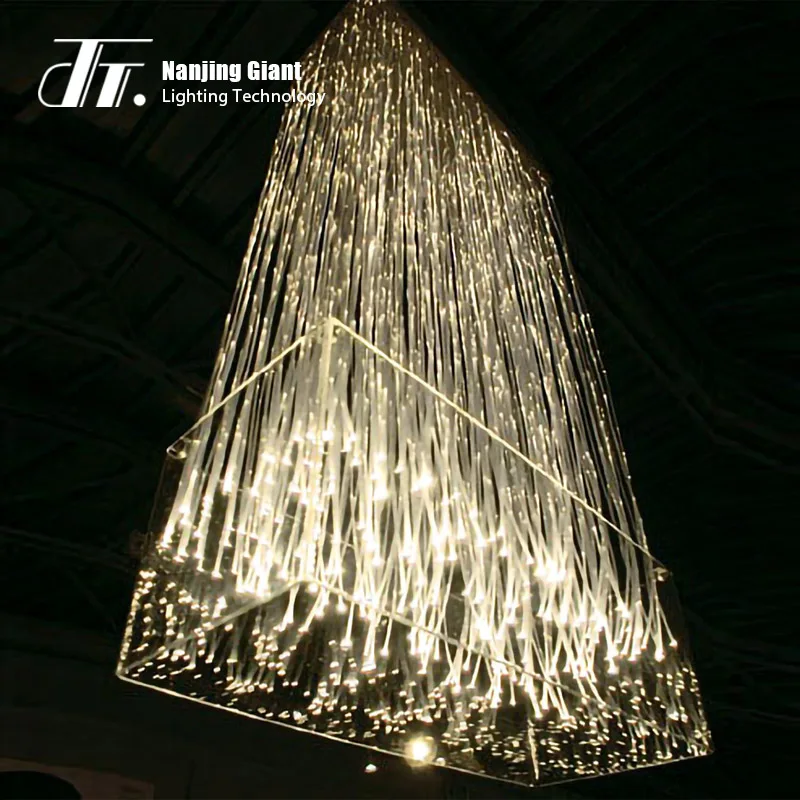 Led Light Source Decorative Fiber Optic Chandelier Light