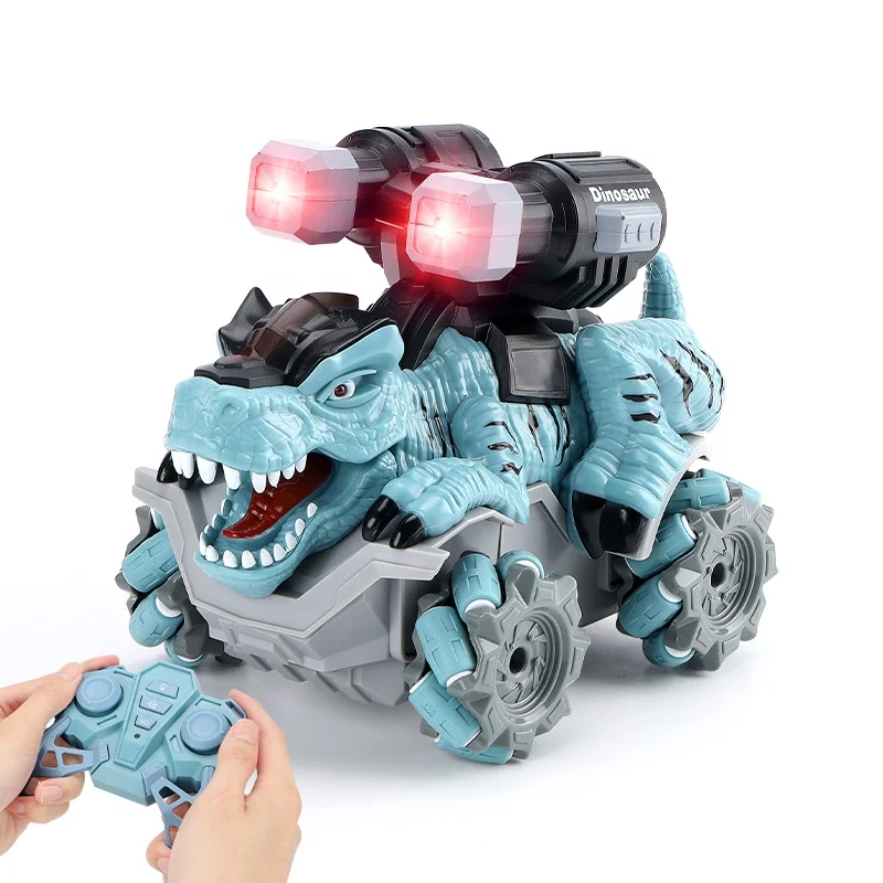 2.4G Rotating Off Road Remote Control Car 360 Rotating  Rc Dinosaur Stunt Car With Light Music