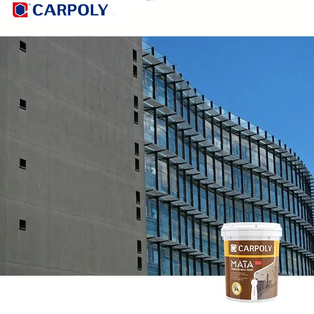 Краска CARPOLY для наружных покрытий, раствор для грунтовки стен