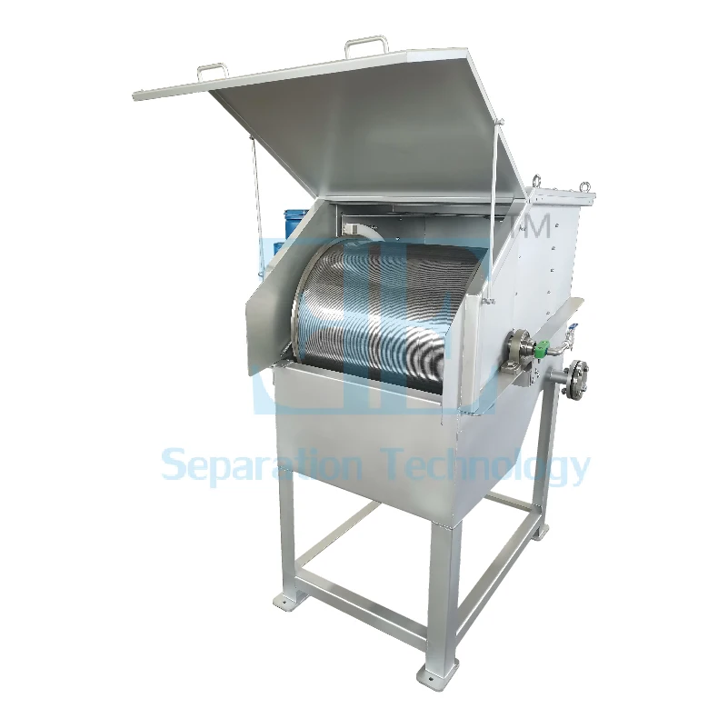 Reverse Flushing Device Rolling Sifter Spirally Rotating Screen Machine Rotary Drum Screen