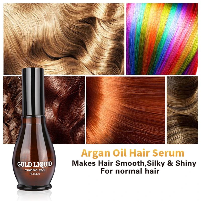 100% Organic Pure Hair Treatment Products Sulfate Free Natural Organic Deep Moisturizing Argan Hair Oil