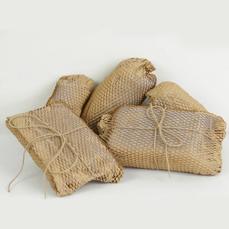 
WiAIR Honeycomb Wrapping Paper Recyclable Kraft Paper Protective Cushion Wrap Ecofriendly Honeycomb Paper 