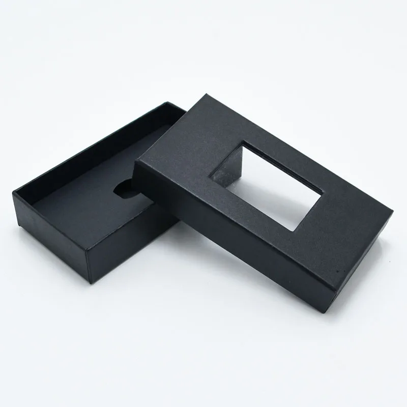 Hot selling window paper padded display boxes bow tie packaging