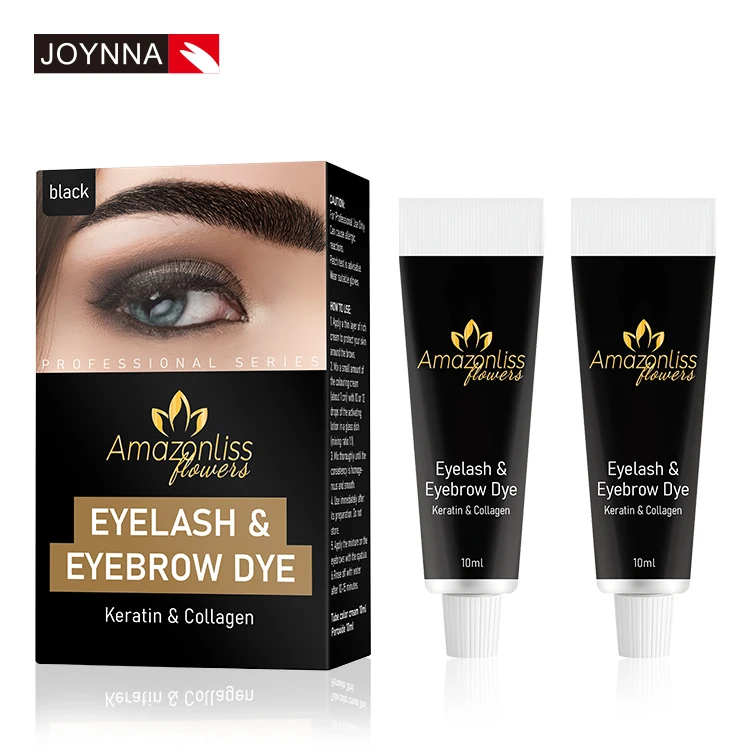 Private label Hair Tint Oem Cream Eyelash Eyebrows Mens Developer Beard Gel Eyebrow Dye