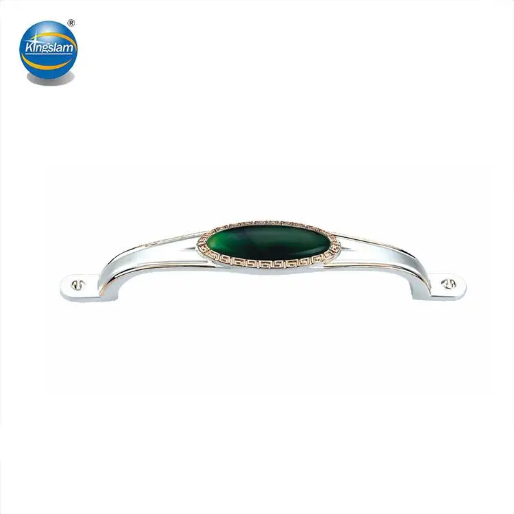 Необычные цинково-алюминиевого сплава и смолы тягавые ручки мебеля C96/128 мм KH6008R-1