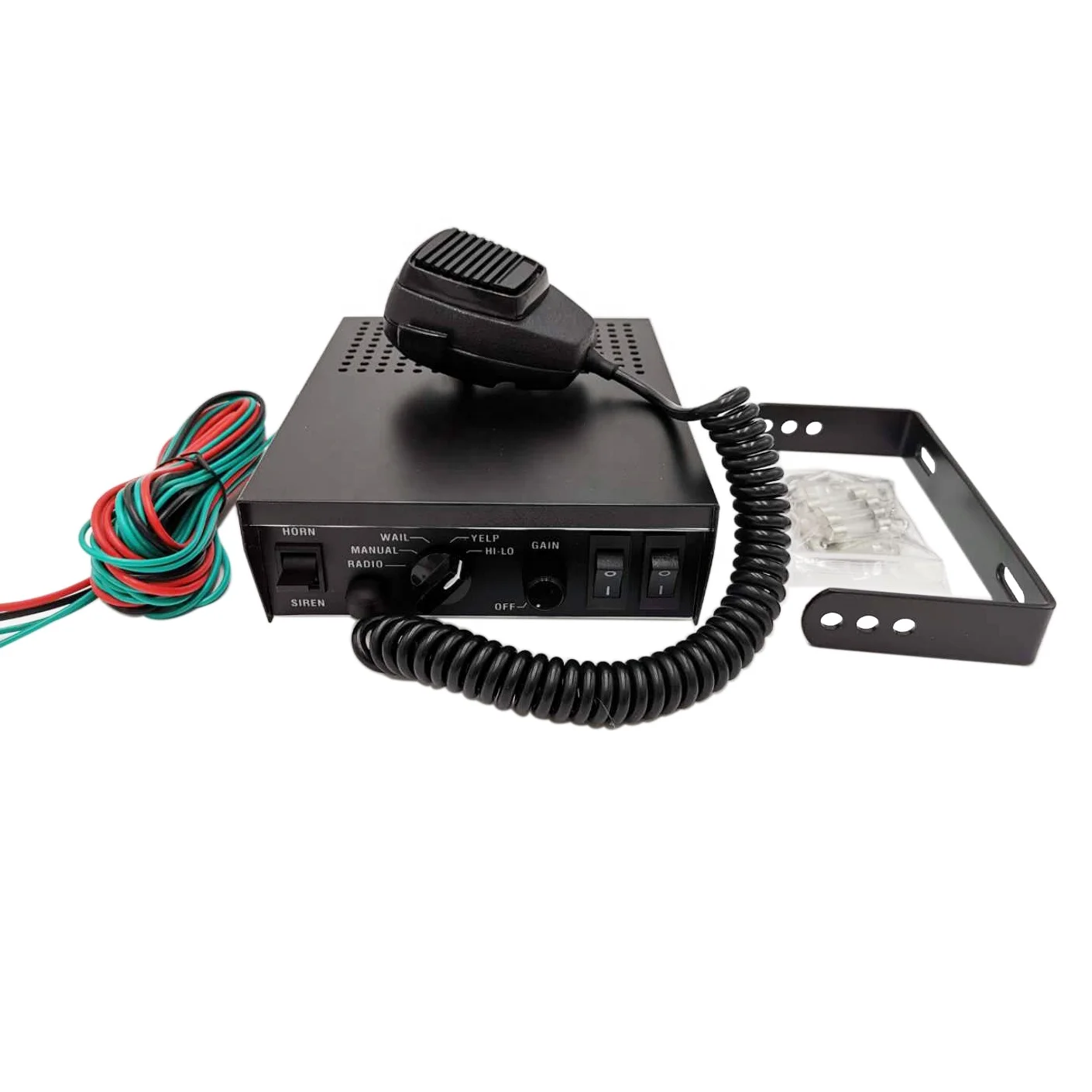 12v 200Watt Emergency Warning Police siren Ambulance siren amplifier Speaker for cars