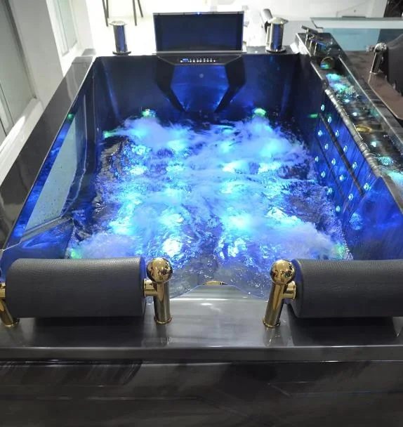 Автономные гидромассажные массажные ванны по низкой цене от производителя акриловый 1 шт. современный двусторонний 3 года CN;GUA